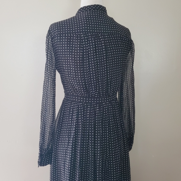 Kate Spade Silk Polka Dot Midi Dress - Picture 11 of 16